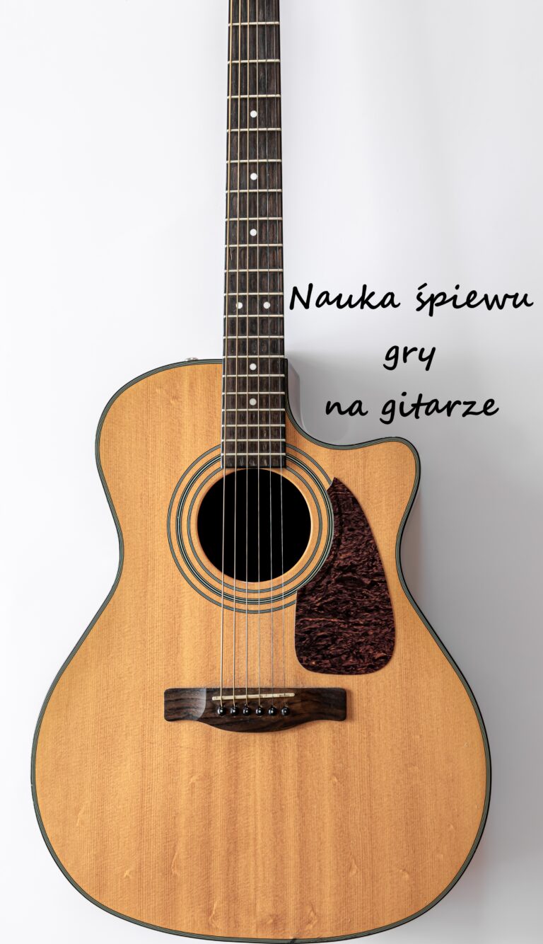 Nauka śpiewu, gry na gitarze